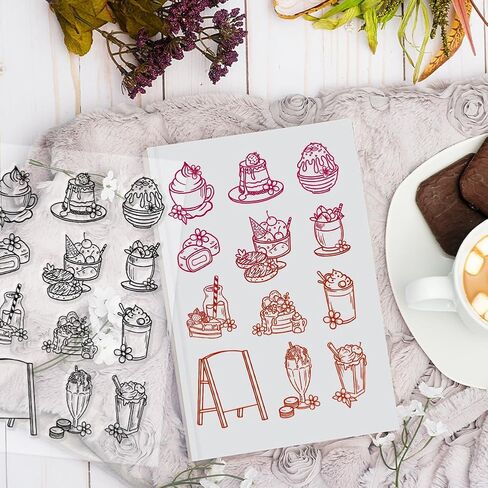 PH PandaHall Country Clear Stamps for Card Making, Chicken Rubber Stamps Cow Butterfly Transparent Silicone Seals Stamp for DIY Scrapbooking Stamps Spring Festival Decoration Paper Photo Card in Saudi Arabia