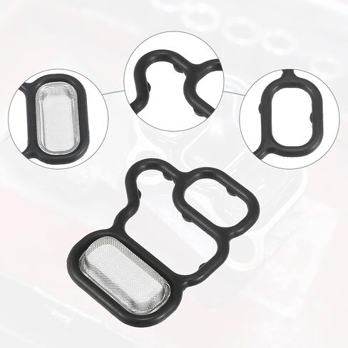 ACROPIX VTEC Solenoid Gasket Spool Valve Filter Screen Fit for Honda Accord Civic - Pack of 1 Black in Saudi Arabia