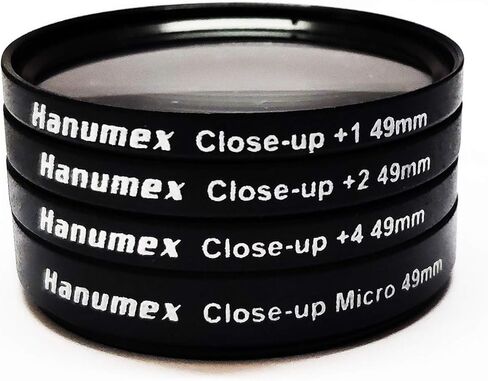 مجموعة مرشحات مقربة مقاس 49 مم (+1، 2، 4 و+10 ديوبتر) مجموعة تكبير لعدسة Canon EF 50 مم f/1.8 STM in Kuwait