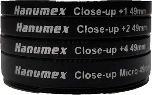 مجموعة مرشحات مقربة مقاس 49 مم (+1، 2، 4 و+10 ديوبتر) مجموعة تكبير لعدسة Canon EF 50 مم f/1.8 STM in Kuwait