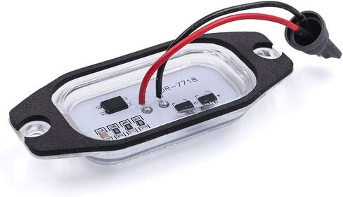 LED License Plate Lights Compatible w/ 2007-2014 To'yota FJ Cruiser, 91-97 FJ80 Land Cruiser, OEM Led Number Lamps Replacement Canbus Error Free 6000K Xenon White Led Rear Tag Light Kit in Saudi Arabia