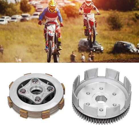 Alloy Clutch Assembly, Motorcycle Engine Clutch Assembly Replacement for 140cc 150cc Manual Engine PIT PRO PIT Bike Trail Bike Dirt Bike Thumpstar Quad Bike ATV in Saudi Arabia