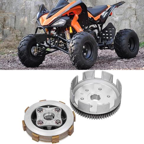 Alloy Clutch Assembly, Motorcycle Engine Clutch Assembly Replacement for 140cc 150cc Manual Engine PIT PRO PIT Bike Trail Bike Dirt Bike Thumpstar Quad Bike ATV in Saudi Arabia