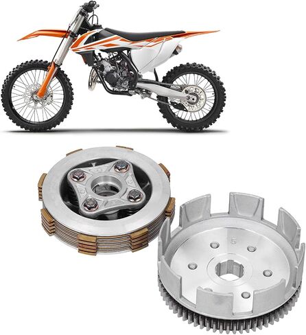Alloy Clutch Assembly, Motorcycle Engine Clutch Assembly Replacement for 140cc 150cc Manual Engine PIT PRO PIT Bike Trail Bike Dirt Bike Thumpstar Quad Bike ATV in Saudi Arabia