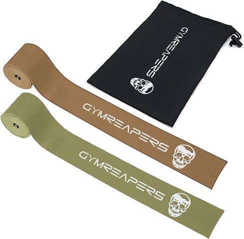 Floss Muscle Bands for Recovery & Flossing Sore Muscles and Increasing Mobility - Compression Stretch Band Pair with Carrying Case in Saudi Arabia