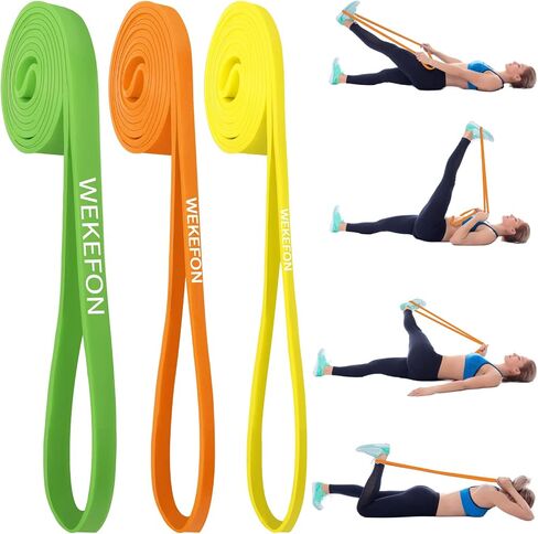 Resistance Bands Set, Pull Up Assist Bands - Stretch Resistance Band - Mobility Band Powerlifting Exercise Bands for Resistance Training, Physical Therapy, Home Workouts in Saudi Arabia