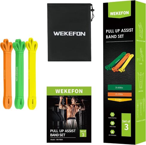 Resistance Bands Set, Pull Up Assist Bands - Stretch Resistance Band - Mobility Band Powerlifting Exercise Bands for Resistance Training, Physical Therapy, Home Workouts in Saudi Arabia