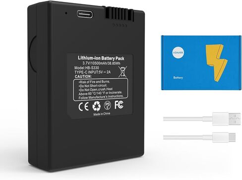 استبدال البطارية لـ eufy S330 E330 S230 Model T8520 Security 3-in-1 Video Smart Lock Smart Drop and Delivery Box بطارية قابلة للشحن in Kuwait