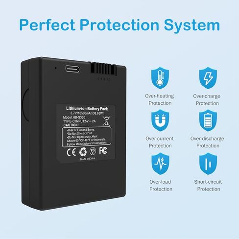 استبدال البطارية لـ eufy S330 E330 S230 Model T8520 Security 3-in-1 Video Smart Lock Smart Drop and Delivery Box بطارية قابلة للشحن in Kuwait
