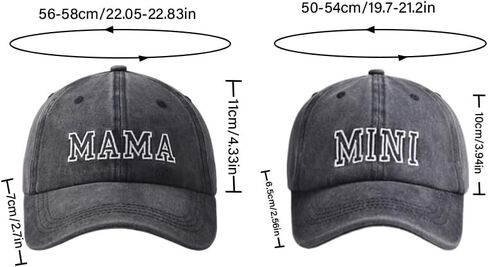 Mama Hat for Women, Washed Cotton Vintage Retro Embroidered Mom Baseball Cap Outdoor in Saudi Arabia