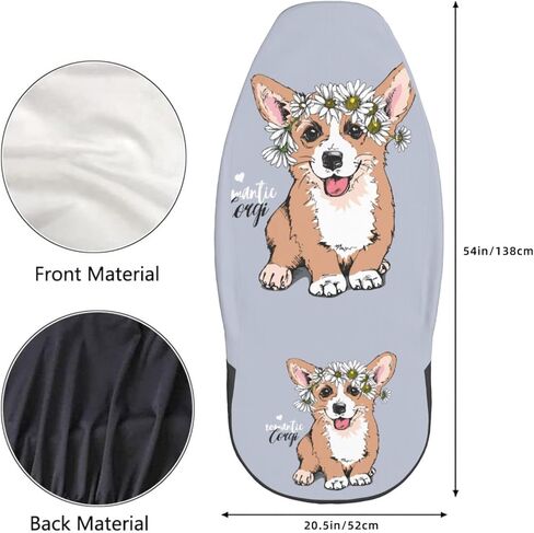 Delerain Car Seat Covers 2pcs, African Pretty Girl Universal Front Car Seats Vehicle Enterior Protector Suitable Fits Most Car Auto SUV Sedan Truck in Kuwait