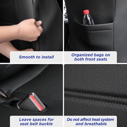 for Toyota Tacoma Seat Covers 2016-2022 2023(Not for New Model After 2023 July) Waterproof Leather for Toyota Tacoma Seat Covers 2016-2022 2023 Toyota Tacoma Accessories Full Set in Saudi Arabia