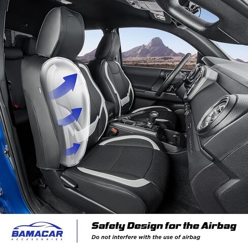 for Toyota Tacoma Seat Covers 2016-2022 2023(Not for New Model After 2023 July) Waterproof Leather for Toyota Tacoma Seat Covers 2016-2022 2023 Toyota Tacoma Accessories Full Set in Saudi Arabia