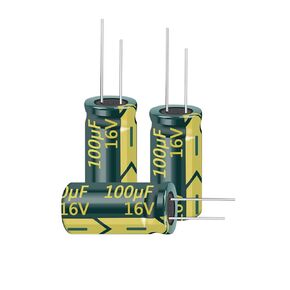 20pcs 50V 100UF Capacitor 8X12MM(0.31x0.47in) High Frequency Aluminum Electrolytic Capacitors for TV, LCD Monitor, Game