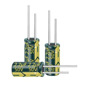 20PCS 50V 4.7UF Capacitor 5x11MM(0.2x0.43in) High Frequency Aluminum Electrolytic Capacitors for TV, LCD Monitor, Game