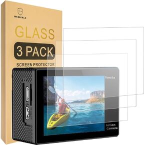 Mr.Shield Screen Protector compatible with AKASO EK7000 [Tempered Glass] [3-PACK] [Japan Glass with 9H Hardness]