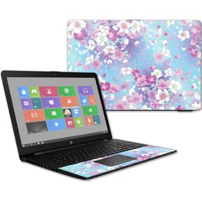 MightySkins Glossy Glitter Skin for HP 17t Laptop 17.3" (2017) - in Bloom | Protective, Durable High-Gloss Glitter Finish | Easy to Apply, Remove, and Change Styles | Made in The USA