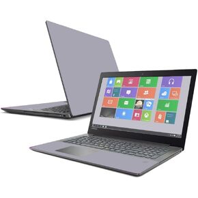 MightySkins Skin Compatible with Lenovo IdeaPad 320 17" (2017) - Solid Gray | Protective, Durable, and Unique Vinyl Decal wrap Cover | Easy to Apply, Remove, and Change Styles | Made in The USA