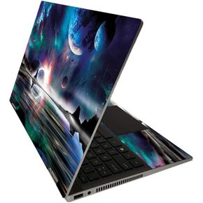 MightySkins Skin for HP Pavilion x360 14" (2020) - Space Horizon | Protective, Durable, and Unique Vinyl Decal wrap Cover | Easy to Apply, Remove, and Change Styles | Made in The USA