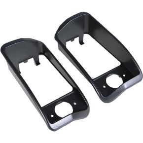 Golf Cart Black Headlight Bezels 1016880 1016879 Replacement for Club Car DS 1993-Up