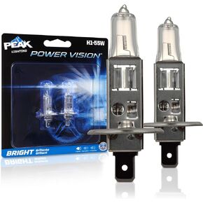 PEAK Power Vision Automotive High Performance H1 55W Headlights (2 Pack)