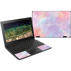 MightySkins Skin Compatible with Lenovo 500E Chromebook 11.6" (2018) - BeYouTiful | Protective, Durable, and Unique Vinyl Decal Wrap Cover | Easy to Apply, Remove, and Change Styles | Made in The USA