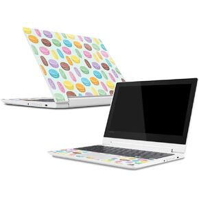 MightySkins Glossy Glitter Skin for Lenovo Chromebook C330 (2018) - Macarons | Protective, Durable High-Gloss Glitter Finish | Easy to Apply, Remove, and Change Styles | Made in The USA