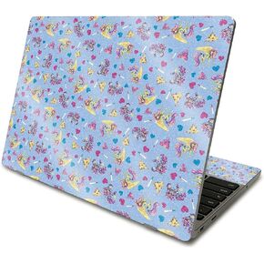 MightySkins Glossy Glitter Skin Compatible with Samsung Chromebook 4 (2021) 11.6" - Pink Diamond | Protective, Durable High-Gloss Glitter Finish | Easy to Apply and Change Styles | Made in The USA