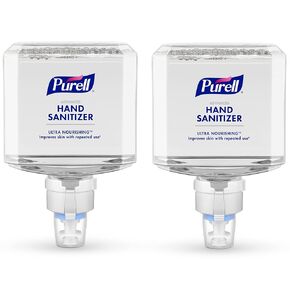 PURELL Advanced Hand Sanitizer ULTRA NOURISHING Foam, 1200 mL Refill for PURELL ES8 Automatic Hand Sanitizer Dispenser (Pack of 2) - 7756-02
