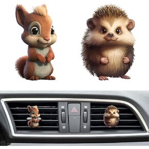 2 Pcs Cute Funny Car Vent Clip,Car Vent Decoration Accessories,Automotive Fragrance Decoration Accessories,Car Decorative Clip,Car Air Conditioner Decorations Clip,Car Accessories Gifts for Man/Women
