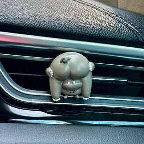 مضحك Peeking Hippo Peekaboo سيارة الهواء المعطر الديكور تنفيس السيارة مع قرص رائحة طبيعية وإعادة التعبئة، الروائح السيارة والديكور الداخلي in Kuwait