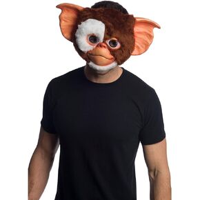 Rubie's Men's Gremlins: Secrets of The Mogwai Mask with Plush Hair, Gizmo, As Shown, One Size