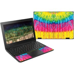 MightySkins Skin Compatible with Lenovo 500E Chromebook 11.6" (2018) - Tie Dye 2 | Protective, Durable, and Unique Vinyl Decal Wrap Cover | Easy to Apply, Remove, and Change Styles | Made in The USA