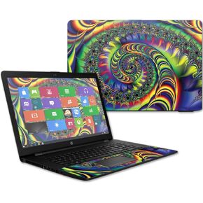 Mightyskins Skin Compatible with Hp 17t Laptop 17.3" (2017) - Nebula | Protective, Durable, and Unique Vinyl Decal Wrap Cover | Easy to Apply, Remove, and Change Styles | Made in The USA