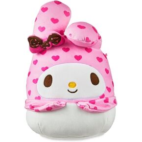 Squishmallow 8" My Melody Sanrio Hello Kitty Valentine's Day Plush- Officially Licensed Kellytoy - Collectible Soft & Squishy Stuffed Animal Toy - Gift for Kids,Girls & Boys & All Ages -8 Inch