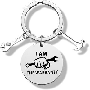 Father's Day Gift for Dad Mechanic Keychain Machinist Keychain Funny Mechanic Gift Machinist Gift Christmas Birthday Gift for Dad Papa Grandpa Husband Son Car Mechanic Jewelry Gift Car Guy Repair Gift