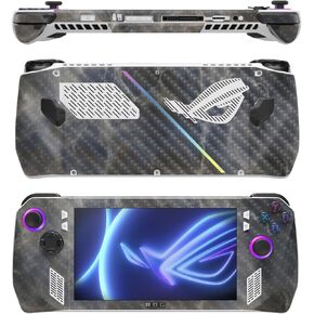 MightySkins Carbon Fiber Skin Compatible with Asus ROG Ally - Spacial Overload | Protective, Durable Textured Carbon Fiber Finish | Easy to Apply