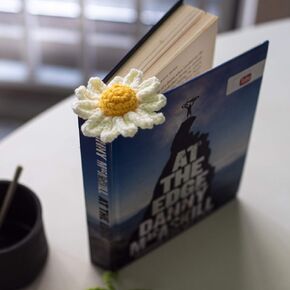 ShaKaLa 2pcs Carnation Handmade Book Marks, Cute Aesthetic Plant Unique Bookmarks Bulk for Book Lovers for Women