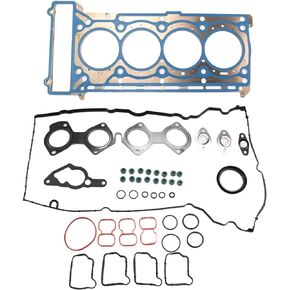 Engine Rebuild Overhaul Gasket Seals Kit Compatible with Mercedes Benz M271 C180 C200 C250 E200 E250 SLK200 SLK250 W204 C204 W212 1.8L Gas Dohc Turbo OE# 2710161520 2710160320