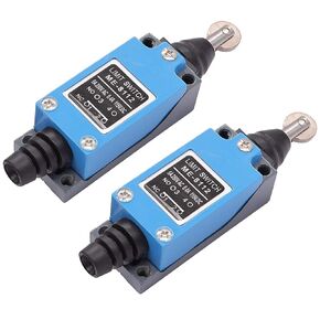 TWTADE 2Pcs ME-8112 Parallel Roller Plunger Mini Limit Switch for CNC Mill Plasma