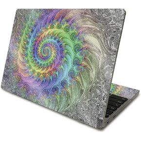 MightySkins Glossy Glitter Skin Compatible with Samsung Chromebook 4 (2021) 11.6" - Acid | Protective, Durable High-Gloss Glitter Finish | Easy to Apply, Remove, and Change Styles | Made in The USA