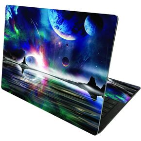 Mighty Skins Skin Compatible with Microsoft Surface Laptop 4 13.5" - Aurora Borealis | Protective, Durable, and Unique Vinyl Decal wrap Cover | Easy to Apply and Change Styles | Made in The USA