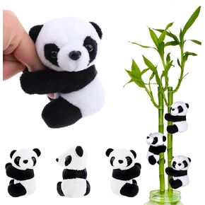 Finger Panda Plush Clips 4 Inch Cute Panda Toy Doll, Home Decor Holder