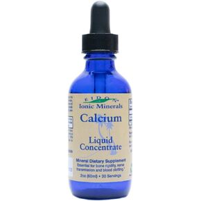 Eidon Ionic Minerals Liquid Calcium Supplement - Calcium Drops, Supports Muscle, Teeth, and Bone Health, Bioavailable, All-Natural, No Preservatives or Additives - 2 oz