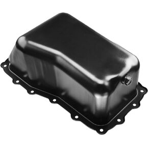 A-Premium Engine Oil Pan Sump with Drain Plug Compatible with Jeep Wrangler 2007 2008 2009 2010 2011 V6 3.8L Replace# 4666153AC