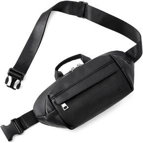 CLUCI Leather Fanny Packs for Women Cross Body, Belt Bag for Women, Fanny Pack, Cross Body Bag for Woman Large Travel Gym