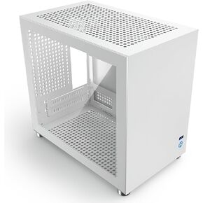 KXRORS M02 SFX Small Form Factor Mini-ITX PC Case, Tempered Glass Panel, Modern Front Panel I/O USB 3.0 Port，luminum Portable Computer Case