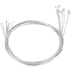 10pcs Bike Brake Cables, Steel Wear-resistant Anti-rust Bike Braking Line Cable Repair Replacement Accessory 2 meters Brake Away Cables