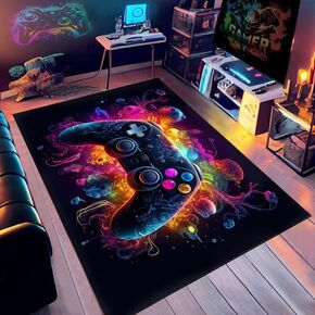 Gaming Rug for Boys Room - Gamepad Carpet Theme,Perfect for Gamer Boy Bedroom Room 36x24inches