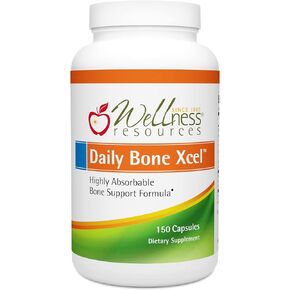 Daily Bone Xcel High Absorption Calcium with Vitamin D, K1, K2 (150 Capsules)